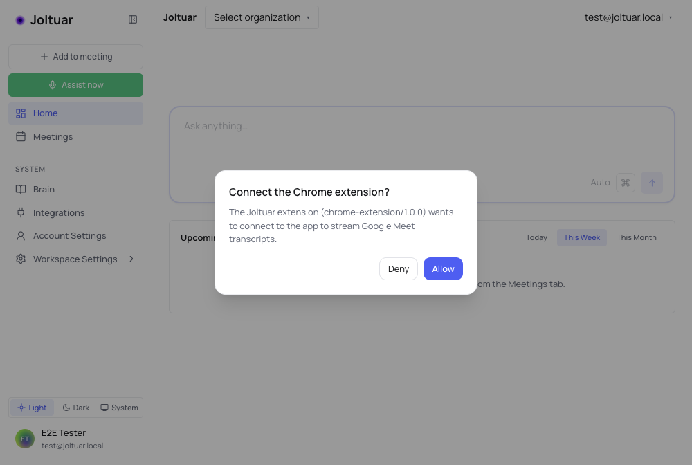 One-click pairing