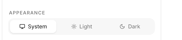 Choosing a light or dark popup
